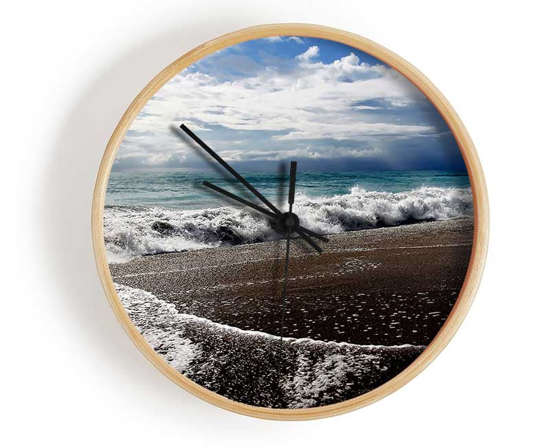 Sparkling Ocean Flow Clock - Wallart-Direct UK