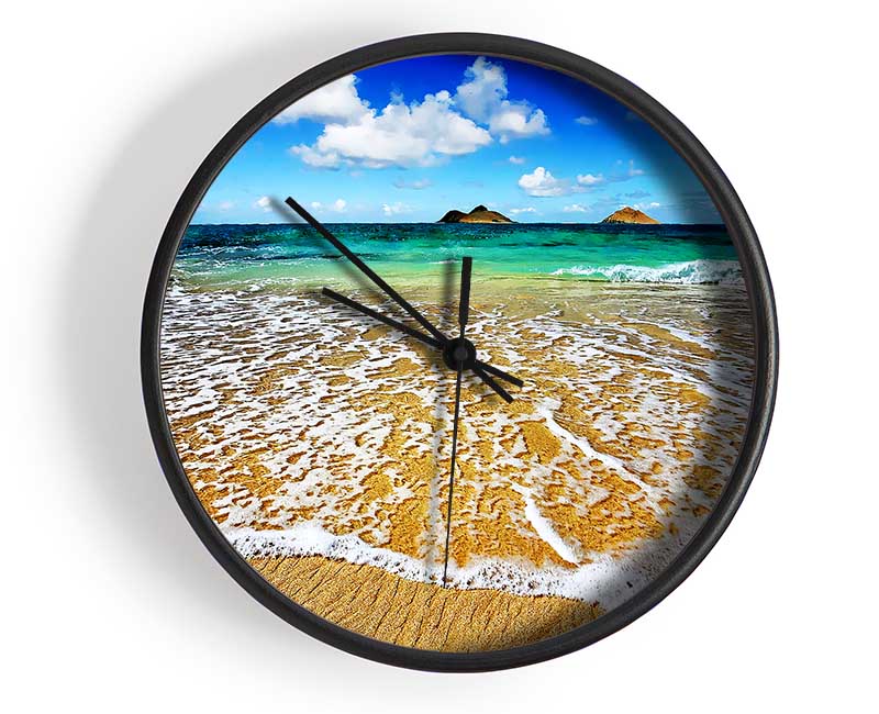 Ocean Paradise Clock - Wallart-Direct UK