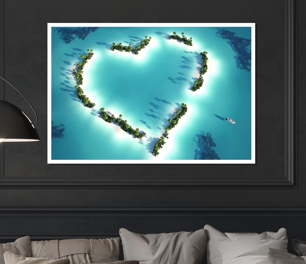 Love Island Print Poster Wall Art