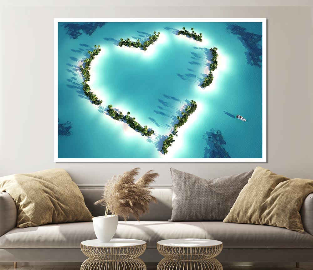 Love Island Print Poster Wall Art