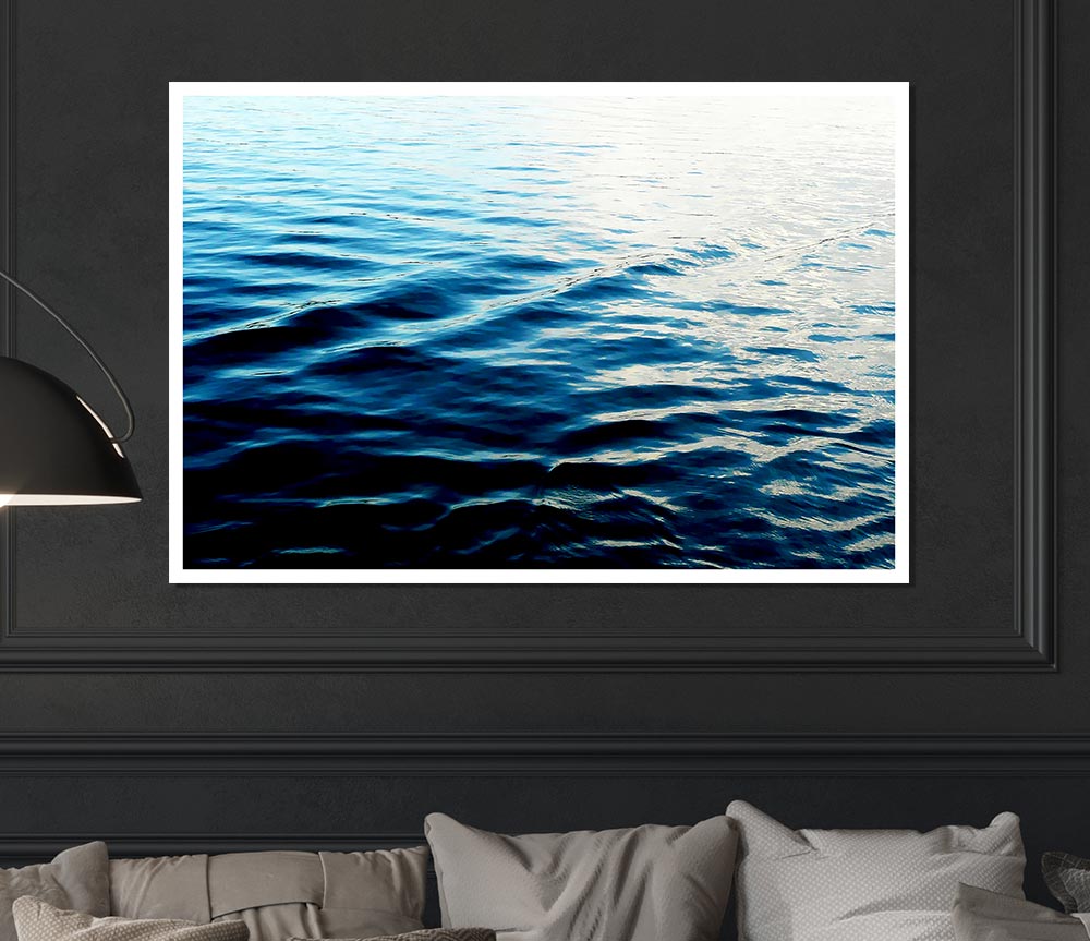 Just The Ocean Print Poster Wall Art