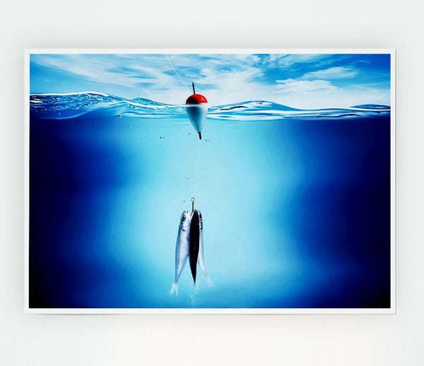 Fishing Trip Print Poster Wall Art