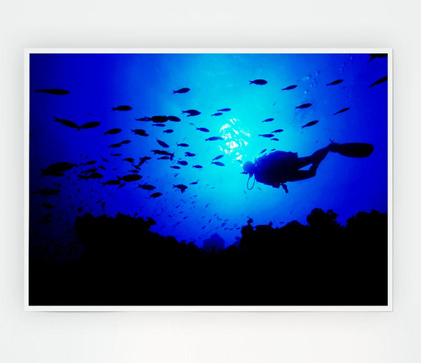 Divers City Print Poster Wall Art