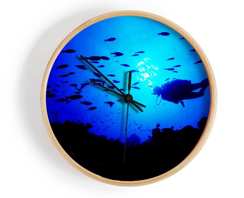 Divers City Clock - Wallart-Direct UK