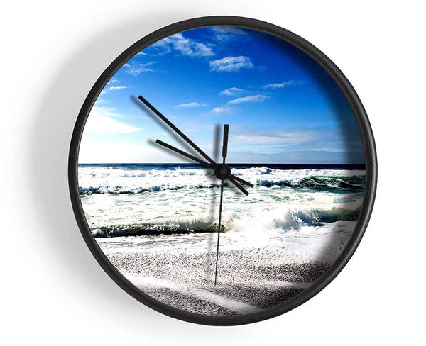 Cool Beach Clock - Wallart-Direct UK