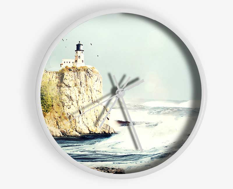 Beautiful Lighthouse Clock - Wallart-Direct UK