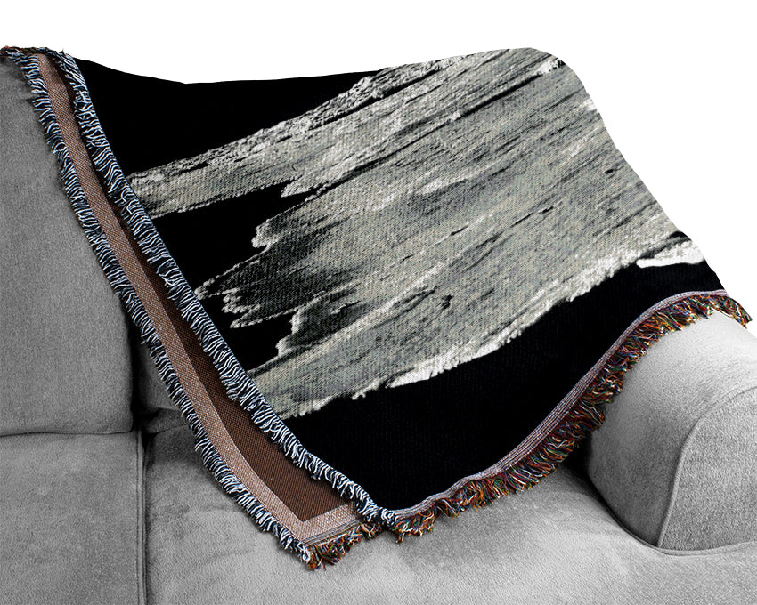 B n W Ocean Spray Woven Blanket