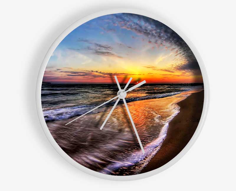 At The End Of The Ocean Clock - Wallart-Direct UK