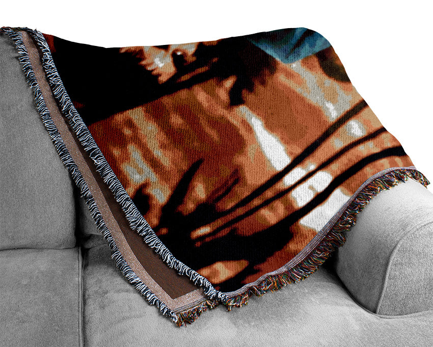 Al Pacino Scarface 03 Woven Blanket