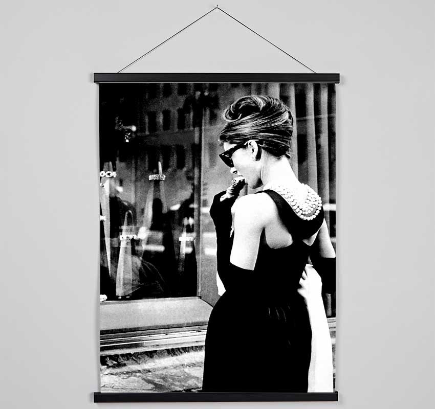 Audrey Hepburn Window Delight Hanging Poster - Wallart-Direct UK