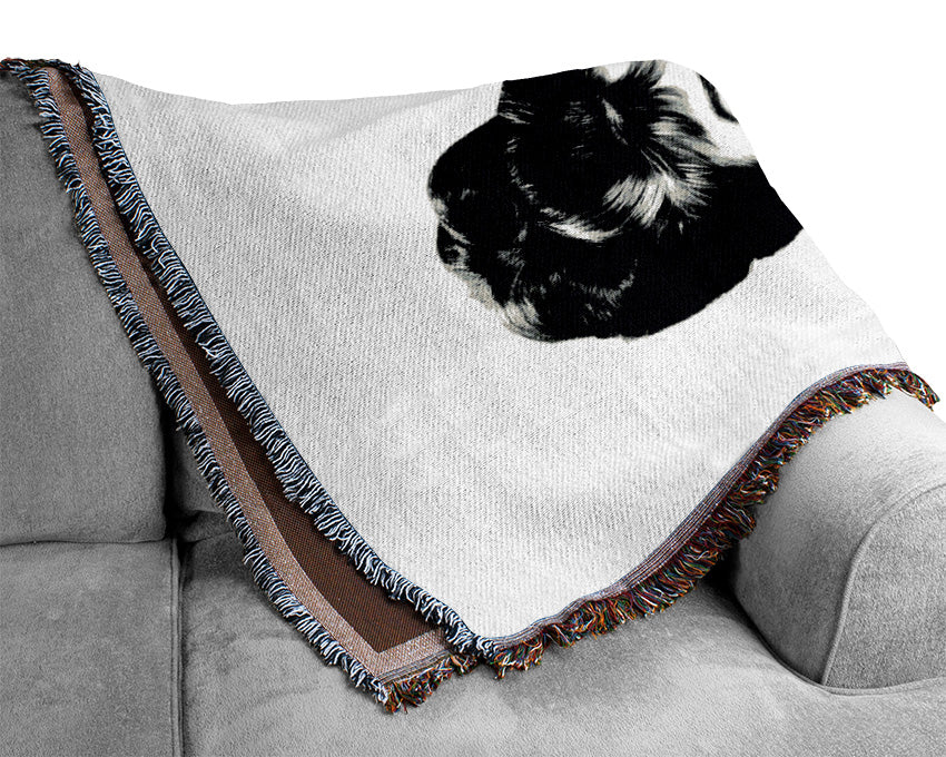 Audrey Hepburn Cigarette Woven Blanket