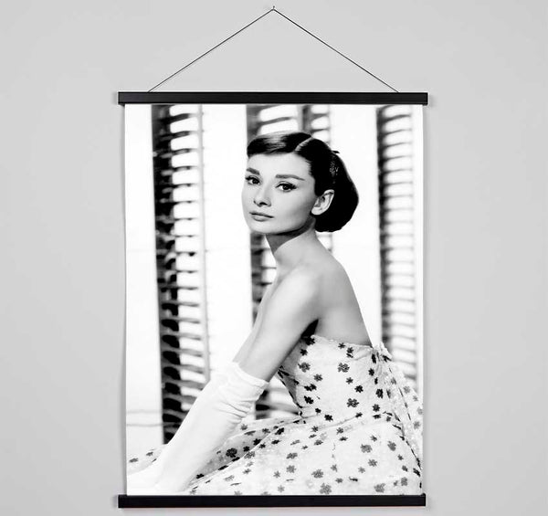 Audrey Hepburn Style Hanging Poster - Wallart-Direct UK