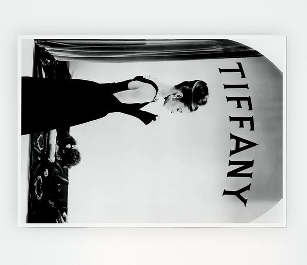 Audrey Hepburn Tiffanys Window Print Poster Wall Art