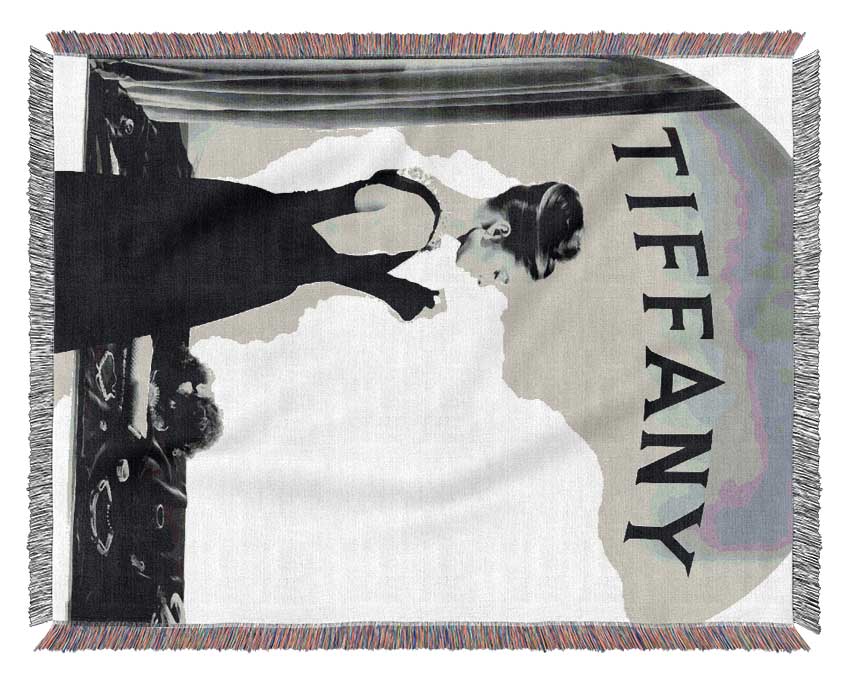 Audrey Hepburn Tiffanys Window Woven Blanket