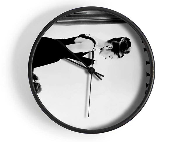 Audrey Hepburn Tiffanys Window Clock - Wallart-Direct UK