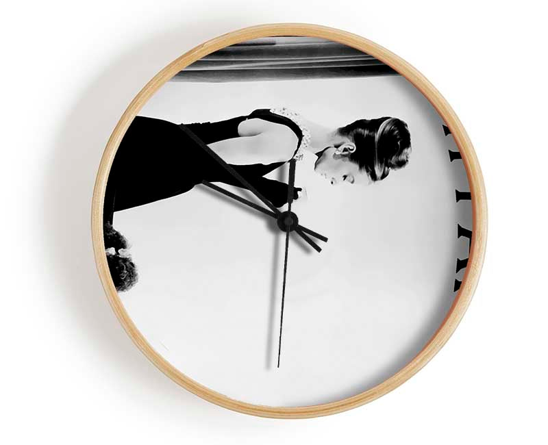 Audrey Hepburn Tiffanys Window Clock - Wallart-Direct UK