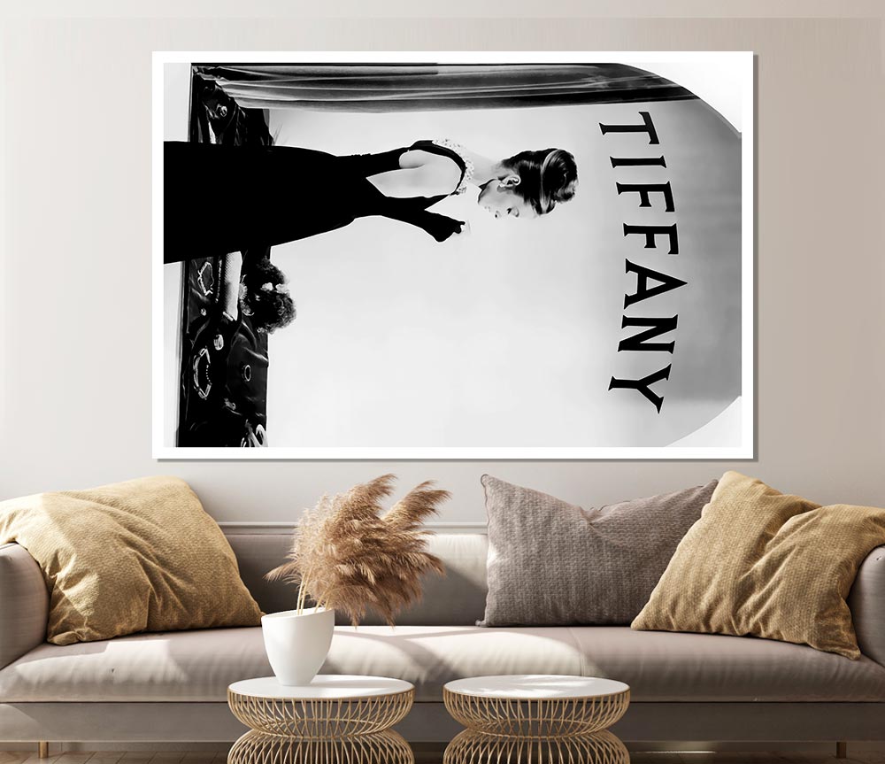 Audrey Hepburn Tiffanys Window Print Poster Wall Art