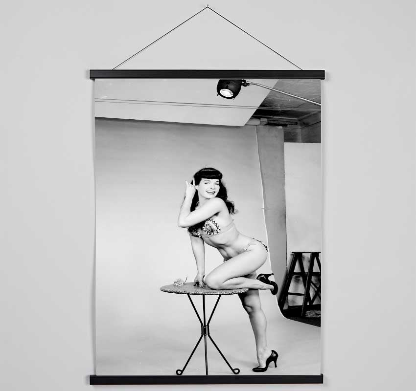 Bettie Page Swimsuit Hanging Poster - Wallart-Direct UK