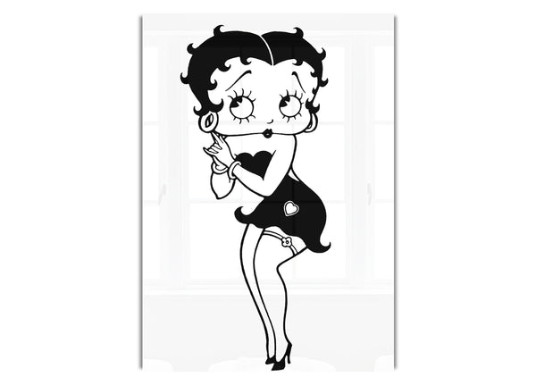 Betty Boop Love Heart