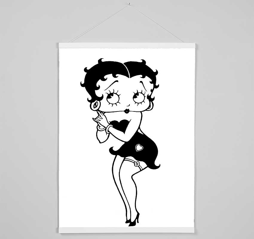 Betty Boop Love Heart Hanging Poster - Wallart-Direct UK