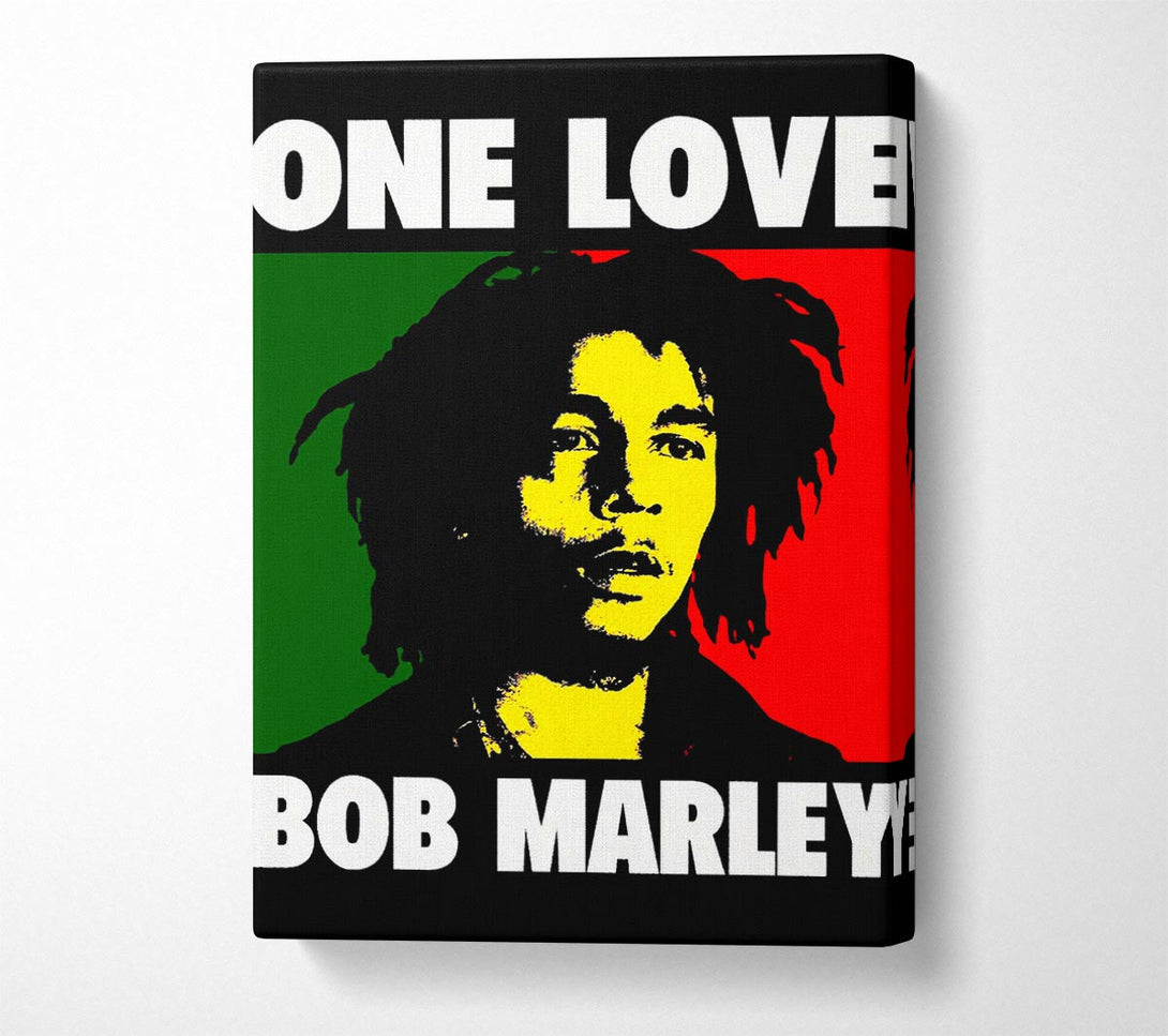 Picture of Bob Marley One Love Canvas Print Wall Art