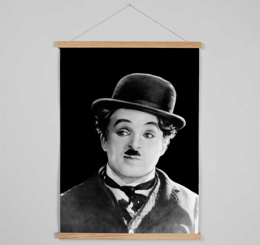 Charlie Chaplin Portrait Hanging Poster - Wallart-Direct UK