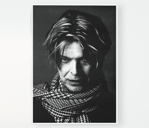 David Bowie B N W Print Poster Wall Art