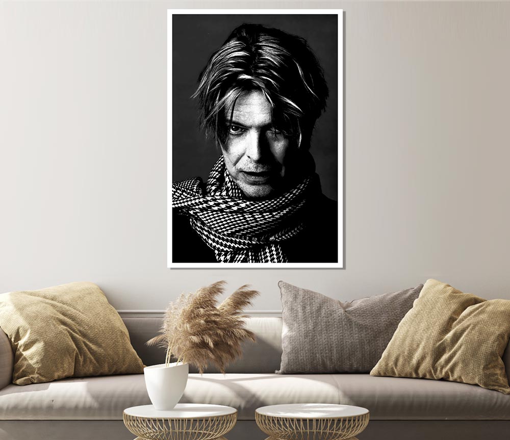 David Bowie B N W Print Poster Wall Art