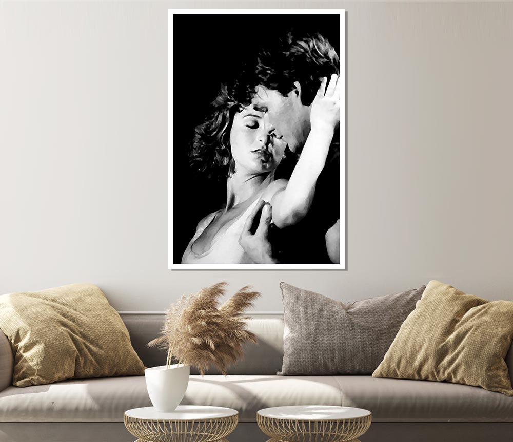 Dirty Dancing The Touch B N W Print Poster Wall Art