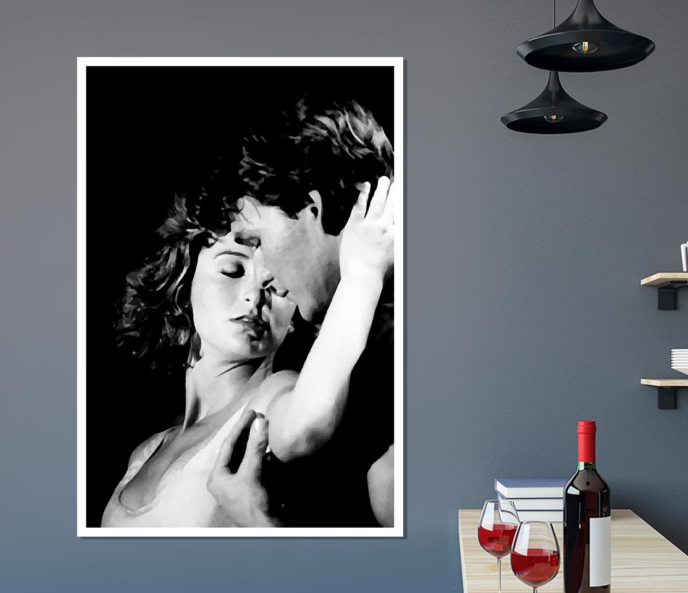 Dirty Dancing The Touch B N W Print Poster Wall Art