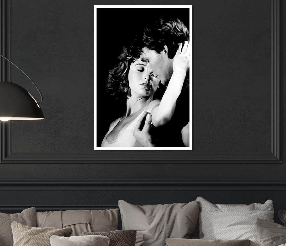 Dirty Dancing The Touch B N W Print Poster Wall Art