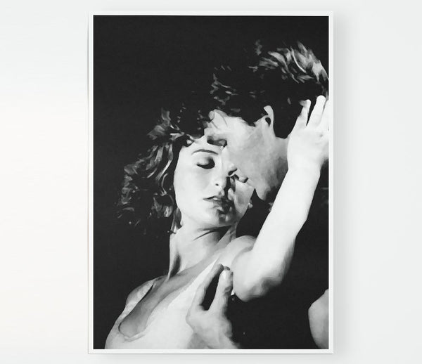 Dirty Dancing The Touch B N W Print Poster Wall Art