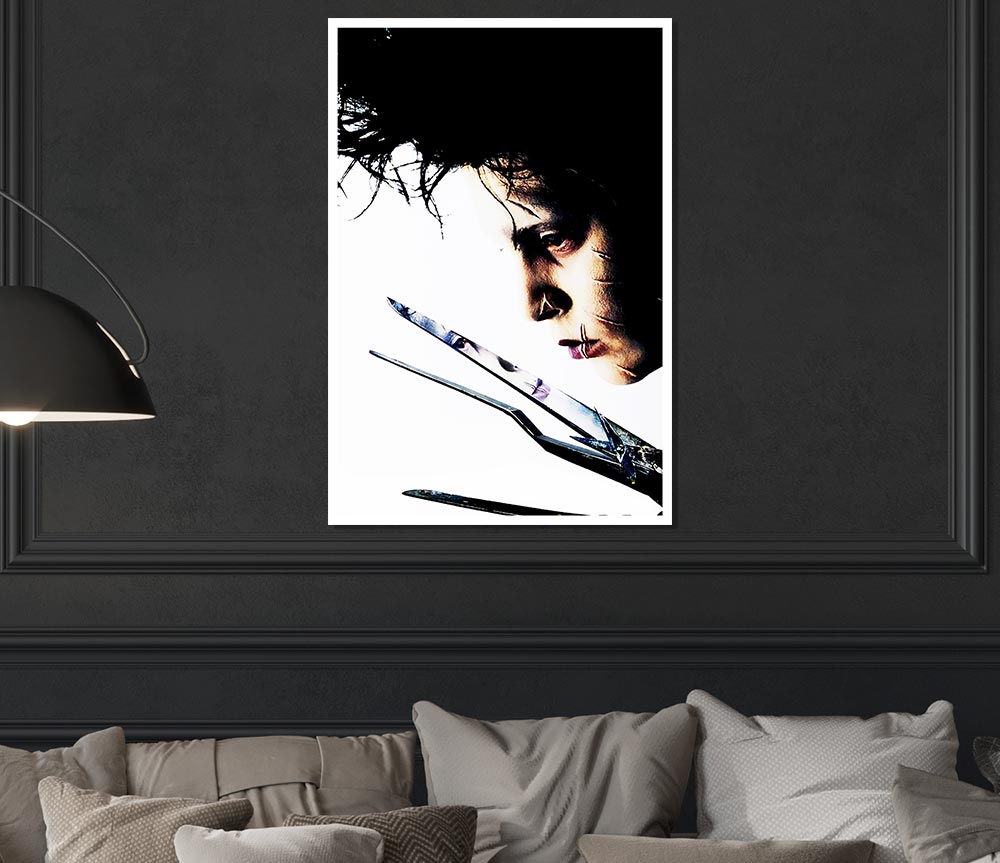 Edward Scissorhands Johnny Depp Print Poster Wall Art