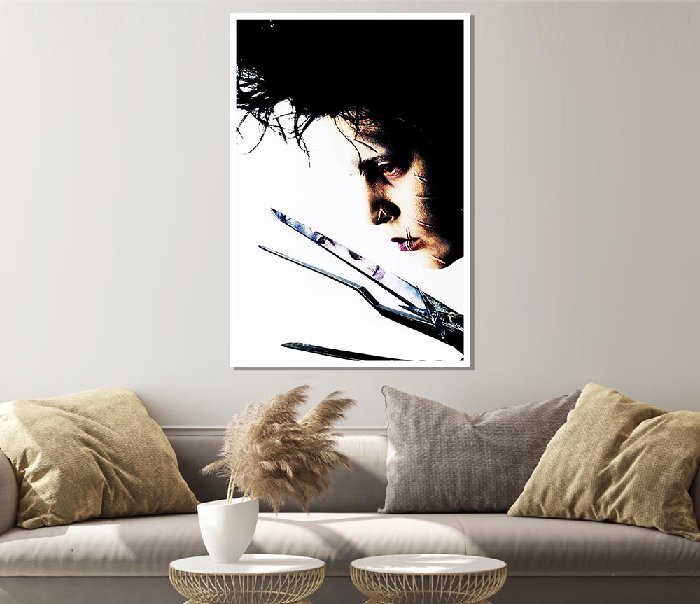 Edward Scissorhands Johnny Depp Print Poster Wall Art