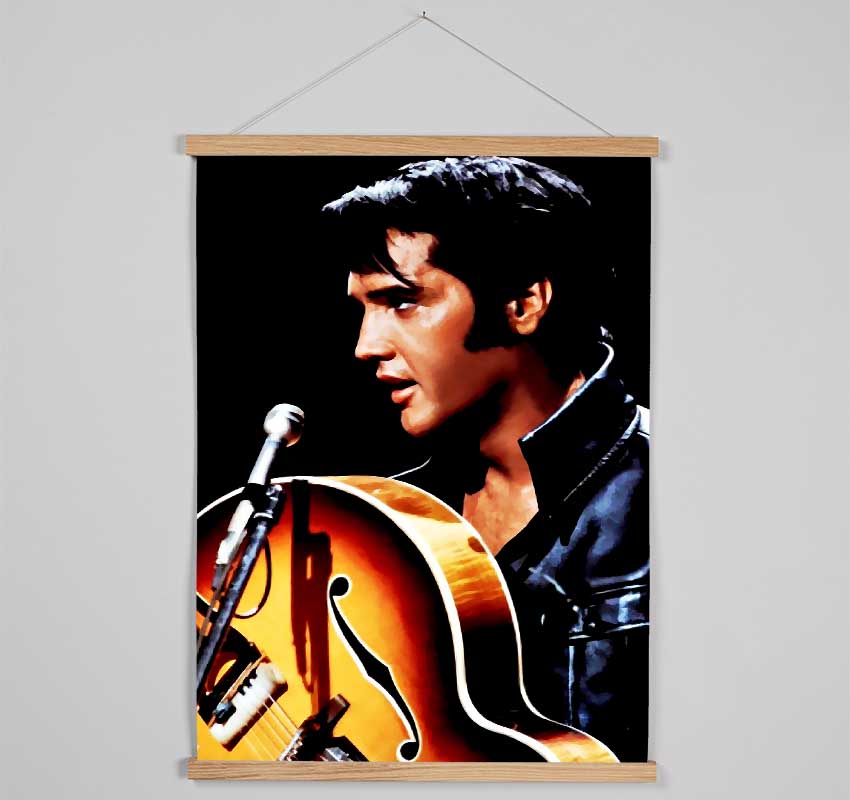 Elvis Guitar Hanging Poster - Wallart-Direct UK