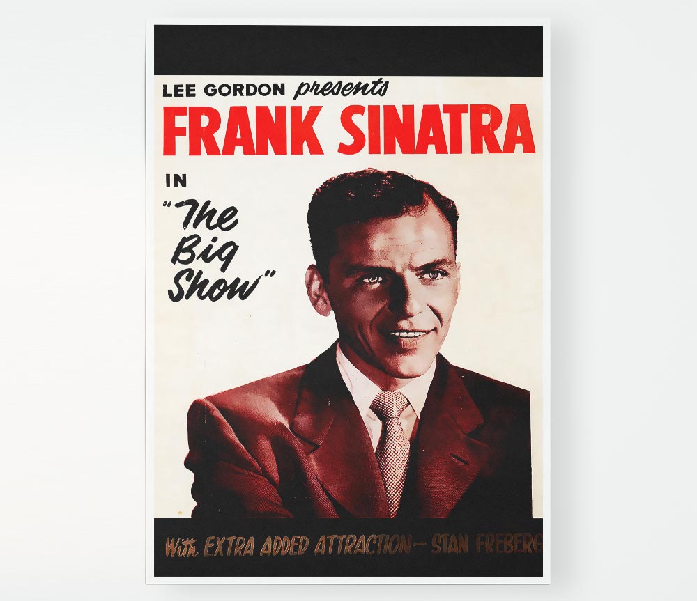 Frank Sinatra The Big Show Print Poster Wall Art