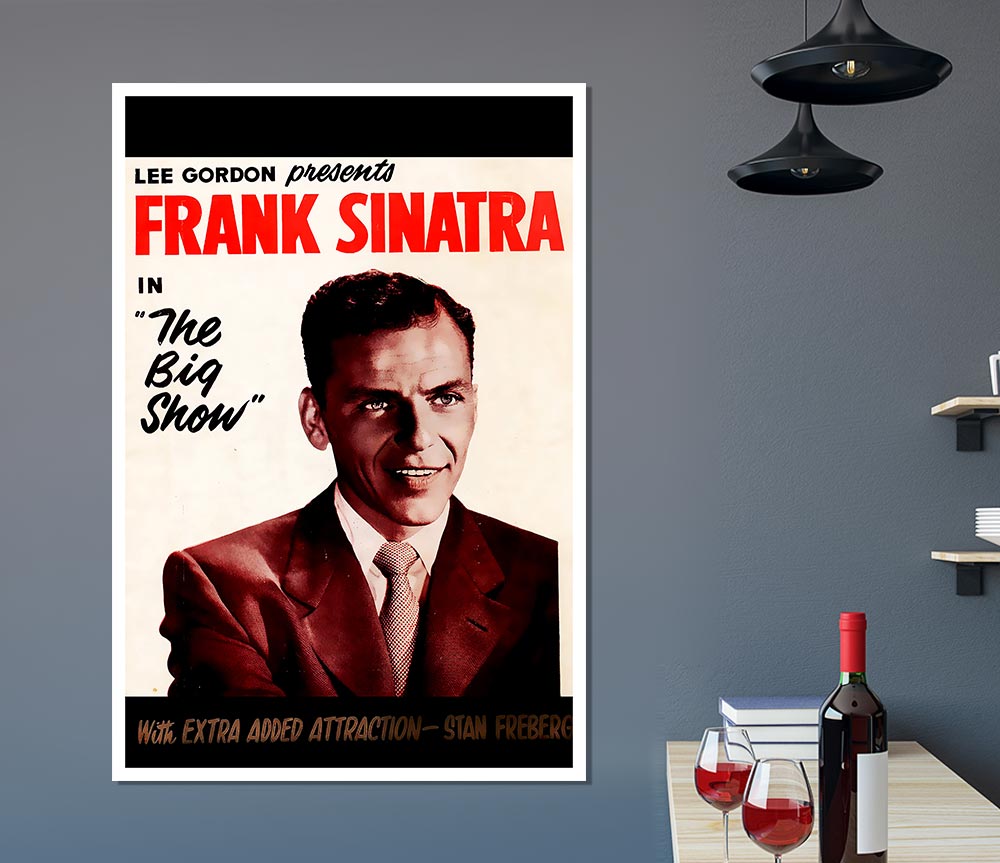 Frank Sinatra The Big Show Print Poster Wall Art