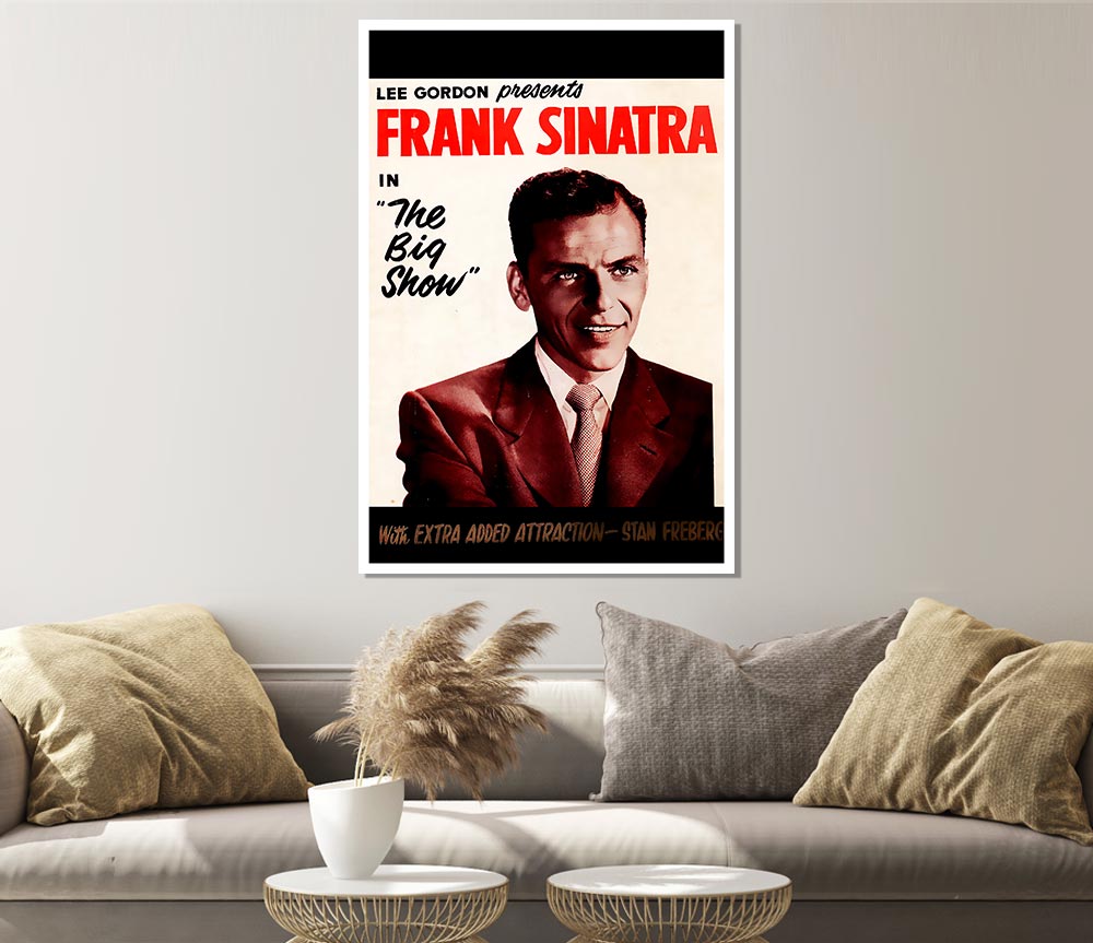 Frank Sinatra The Big Show Print Poster Wall Art