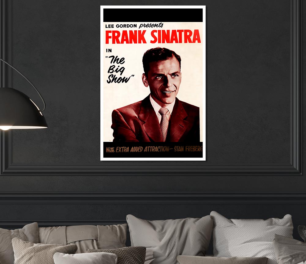 Frank Sinatra The Big Show Print Poster Wall Art