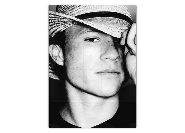 Heath Ledger Hat B~w