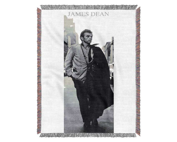 James Dean Walk Woven Blanket