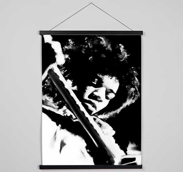 Jimi Hendrix Guitar Legend Hanging Poster - Wallart-Direct UK