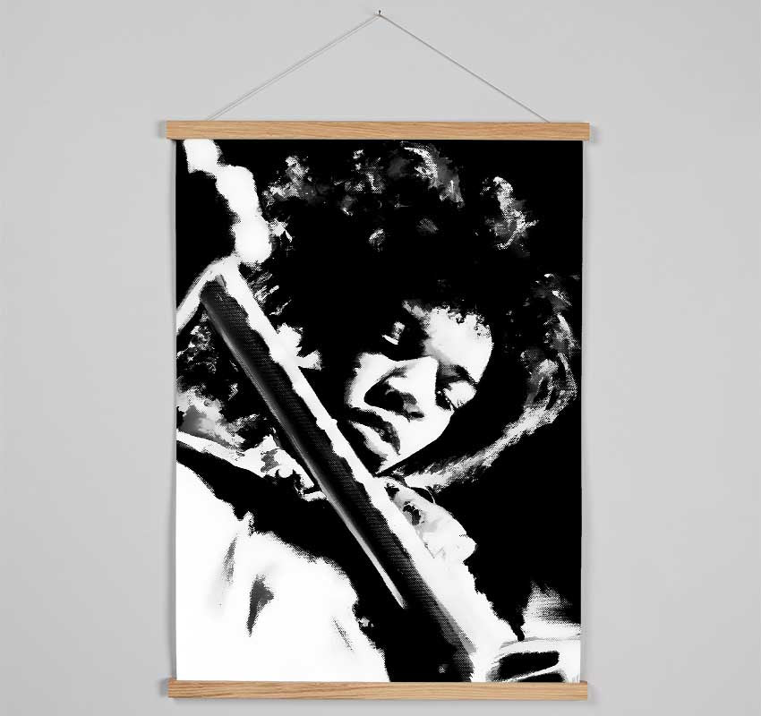 Jimi Hendrix Guitar Legend Hanging Poster - Wallart-Direct UK