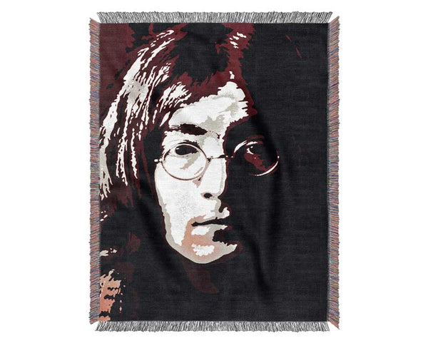 John Lennon Popart Woven Blanket