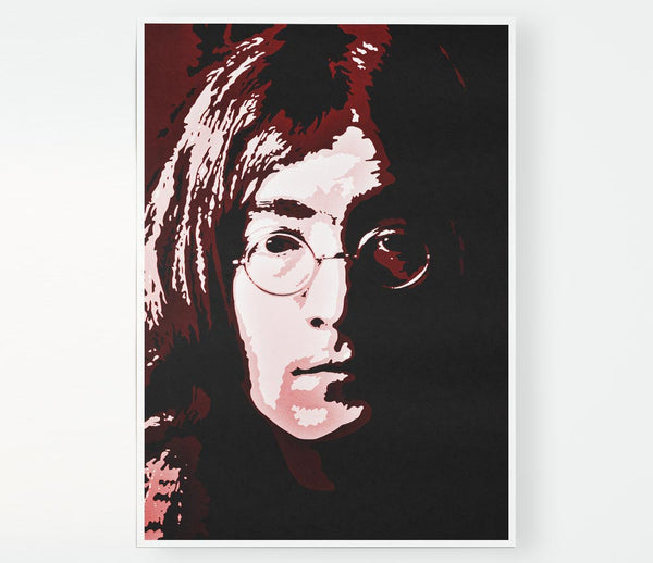 John Lennon Popart Print Poster Wall Art