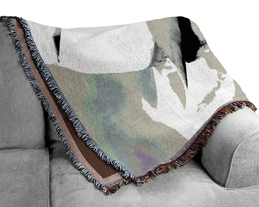 John Wayne Cowboy Woven Blanket