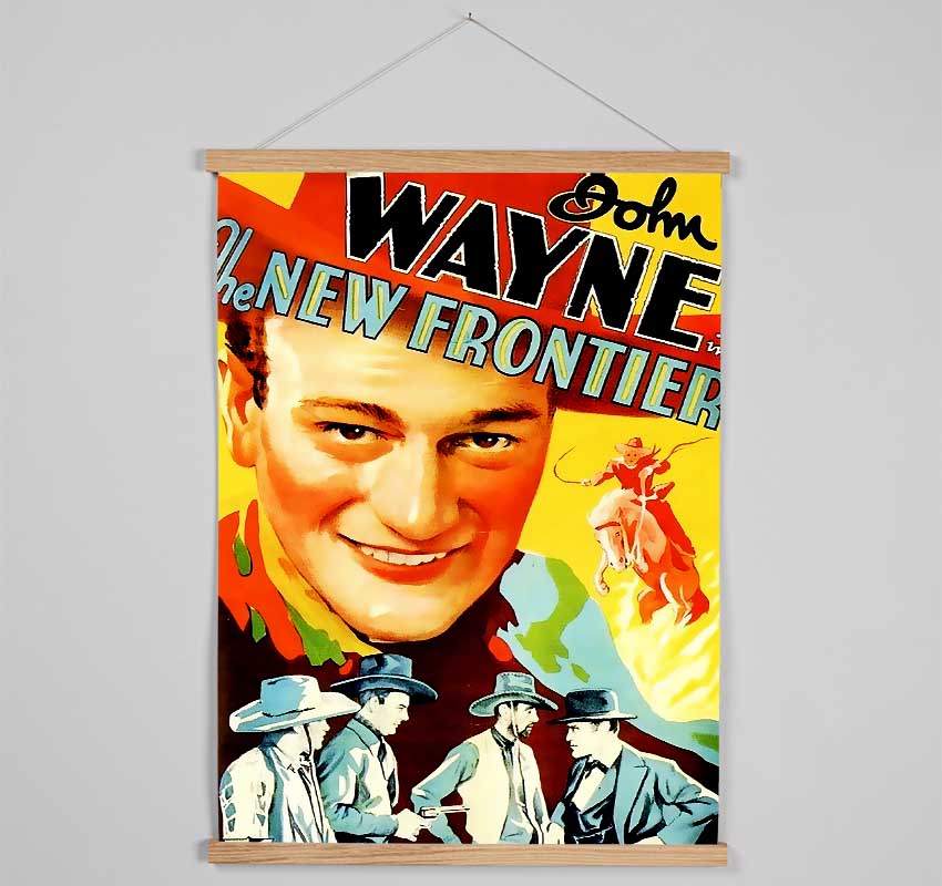 John Wayne The New Frontier Hanging Poster - Wallart-Direct UK