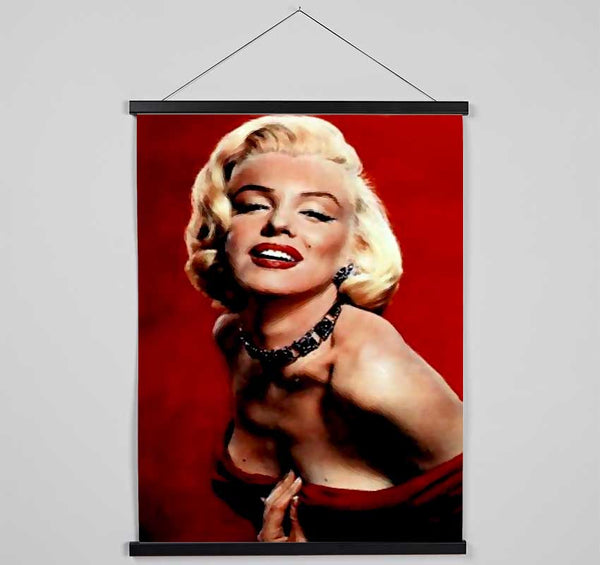 Marilyn Monroe Red Dress Hanging Poster - Wallart-Direct UK