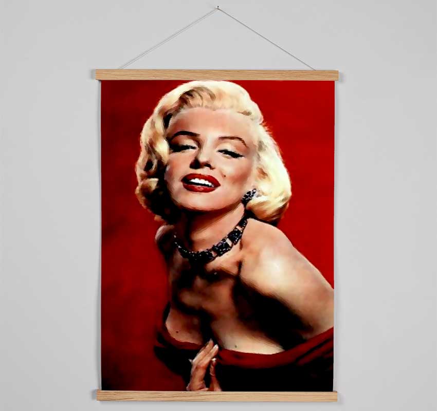 Marilyn Monroe Red Dress Hanging Poster - Wallart-Direct UK