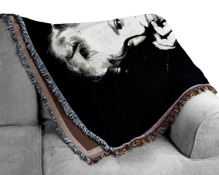 Marilyn Monroe Stare Woven Blanket